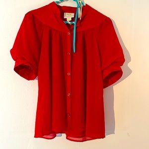 Maeve short sleeved blouse. Size 6